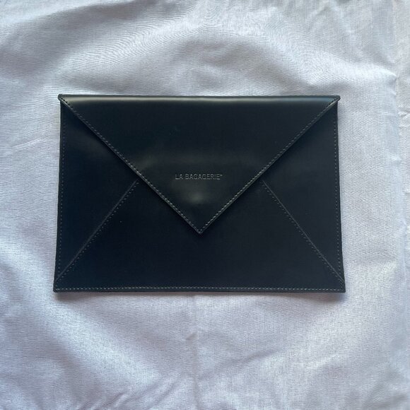 La Bagagerie Jean Marloix Handbags - La Bagagerie Jean Marlaix Paris - Leather Envelope Clutch  $60